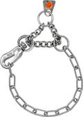 Adjustable Chain Collar with SPRENGER Hook & Assembly Chain - Stainless Steel, 2mm Wire - Valor K9 & Nutrition