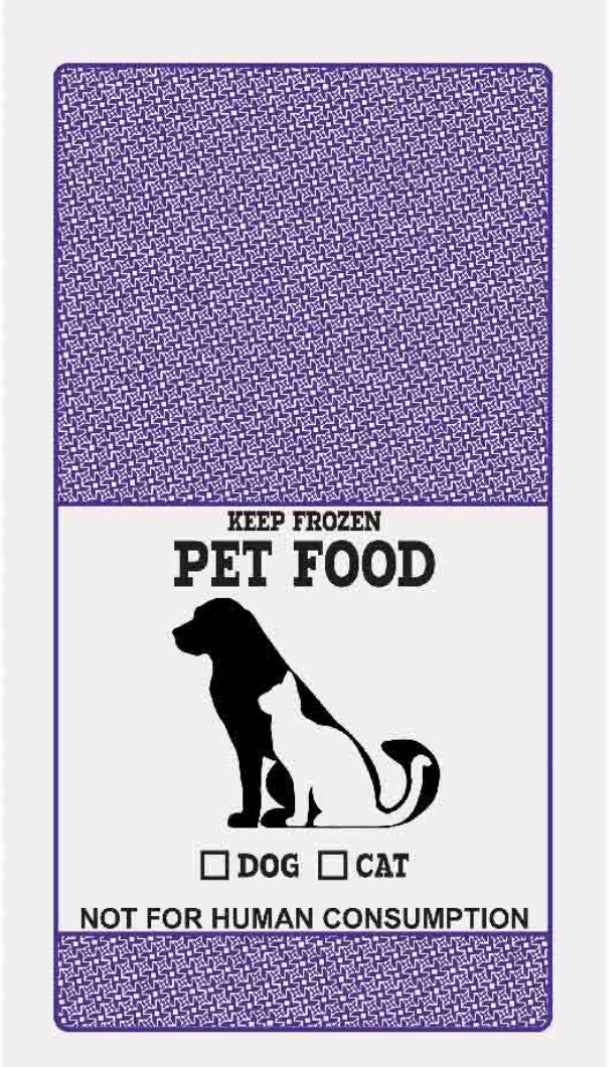 Raw Beef Dog Food 1# Tube