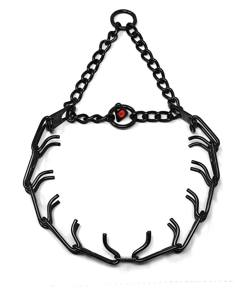 Herm Sprenger Black Stainless Prong Collar
